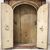 Antica credenza stipo pensile laccato e dipinto - epoca '700