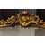  SPECC518 - Specchiera dorata con conchiglia, misure cm L 137 x H 210 