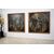 Coppia di capricci architettonici con scene mitologiche, olio su tela, pittore bolognese attivo nel XVIII secolo