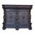 Straordinaria antica credenza del 1600 tedesca in rovere a due ante e un cassetto sottopiano con bambocci
