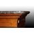 Secretaire stile Impero della seconda metà del 1800 in radica di noce con piano in marmo nero