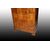 Secretaire stile Impero della seconda metà del 1800 in radica di noce con piano in marmo nero