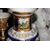 Vaso Francese in Porcellana del 1800 Decorato a motivo Floreale