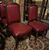  PANC151 - N. 6 poltroncine in noce, misure cm L 50 x P 45 x H 93  