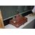 Calamaio Francese in Marmo Rosso Francia del 1800 con mezzo busto in bronzo