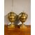 COPPIA DI CANDELABRI AD ANFORA DORATI, INIZIO DEL XIX SECOLO