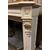 CHM858 - Camino in marmo bianco di Carrara, misure cm L 130 x H 101 x P 40 