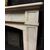  CHM860 - Camino in marmo bianco di Carrara, misure cm L 140 x H 102 x P 40