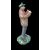 Scultura in vetro pesante raffigurante personaggio maschile con cappello.Boemia.