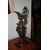 Vaso ad Anfora Francese in metallo del 1800 con Figure