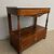 Antica credenza CARLO X  1840 - console noce marmo bardiglio  . restaurata . mis 119 x 52 . H 110 