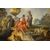 Capriccio architettonico con la Piramide di Caio Cestio, pittore romano del XVIII secolo, seguace di Giovanni Paolo Panini, olio su tavola