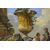 Capriccio architettonico con la Piramide di Caio Cestio, pittore romano del XVIII secolo, seguace di Giovanni Paolo Panini, olio su tavola