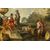 Capriccio architettonico con la Piramide di Caio Cestio, pittore romano del XVIII secolo, seguace di Giovanni Paolo Panini, olio su tavola