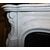 CHM861 - Camino in marmo bianco di Carrara, misure cm L 155 x P 40 x H 107  