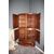 Grande Angoliera Stile Provenzale in Legno di Noce con 4 Ante e 2 Cassetti