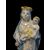 Madonna col Bambino in ceramica policroma Francia XVIII secolo 