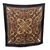 HERMES Foulard Vintage in Seta Col. Nero Eperon D'Or