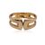 CHRISTIAN DIOR Bracciale Vintage in Pelle Col. Oro