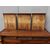 CREDENZA A DUE PORTE E TRE CASSETTI CON LASTRONATURA IN NOCE STILE IMPERO EPOCA 800 cm L 146xP59xH95