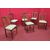 Set of six dining room chairs