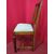 Set of six dining room chairs