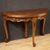 Demilune table with geometric decorations from the 20th century