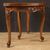 Demilune table with geometric decorations from the 20th century