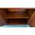 Credenza lastronata in radica di olmo.