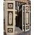 ptl597 - n. 3 porte laccate, epoca '700, mis. cm L 145 x H 233, luce L 103 x H 210 