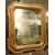 SPECC526 - Specchiera Umbertina in legno dorato, misure cm L 75 x H 91