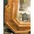 SPECC526 - Specchiera Umbertina in legno dorato, misure cm L 75 x H 91