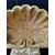 Acquasantiera veneziana in marmo giallo reale - 27 x 27 cm