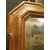 SPECC526 - Specchiera Umbertina in legno dorato, misure cm L 75 x H 91