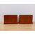 Coppia cassettiere inglesi da ufficio rovere- piano in pelle - fine 800