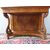 CONSOLE IN NOCE CARLO X PIEMONTESE RESTAURATA PRIMI 800  cm L132xP57xH97