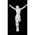 Cristo in avorio su croce in ebano.