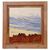 "Tramonto medioevale" dipinto su legno - O/6469 -