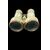 Binocolo in avorio con dettagli in ottone.