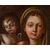  Scuola Romana-napoletana, XVII secolo, Madonna con Bambino