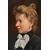 Pair of Portraits Antique Oil Paintings in Original Frames     
