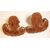 coppia di grandi angeli settecenteschi in legno dorato- O/7283