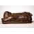 Ancient wooden sculpture &quot;sleeping girl&quot;     