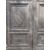 PTN275 - Portone in legno di noce, Misure cm L 237 x H 240