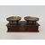Bilancia a piatti - base in legno - italiana - fine '800