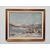 Quadro - Dipinto paesaggio montano innevato- autore Francesco Carini - 1950 ca