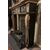 chl139 neoclassical lacquered wood fireplace, mis. larg. 168 x 38 cm, h cm141