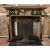 chl139 neoclassical lacquered wood fireplace, mis. larg. 168 x 38 cm, h cm141