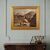 Signed painting landscape with shepherd from the 20th century