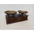 Bilancia a piatti - base in legno - italiana - fine '800